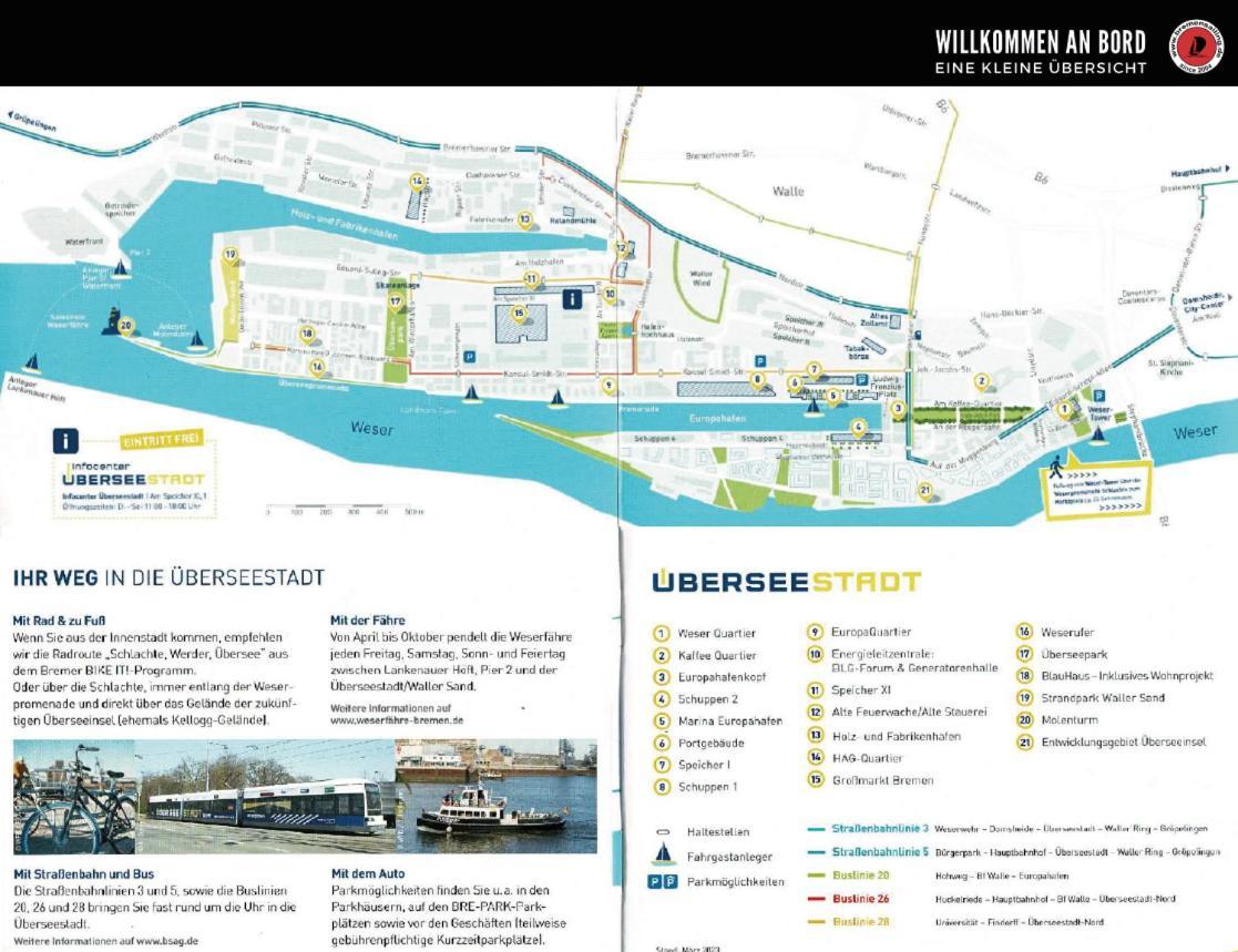 Suesses Motorboot - Bremen Ueberseestadt Exterior photo